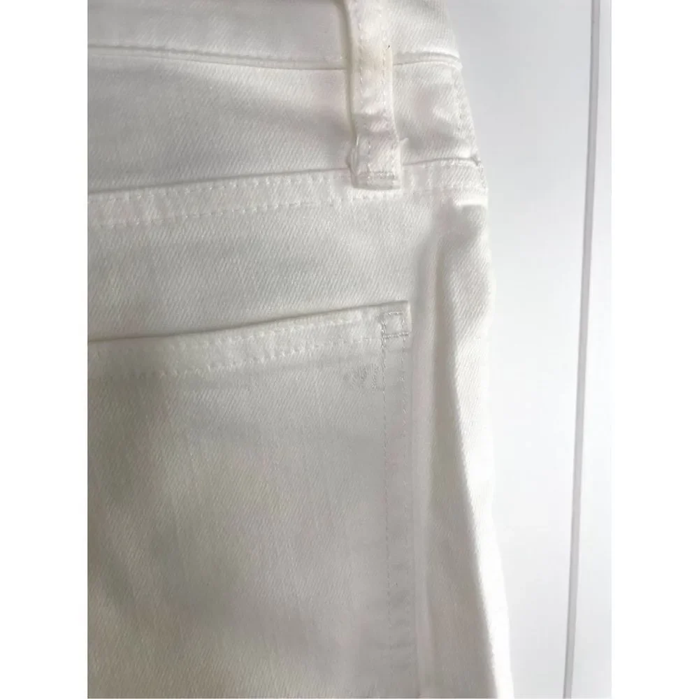 Madewell The Perfect Vintage Crop Jean in Tile White: Button-Front Edition‎ 25 - Picture 8 of 13